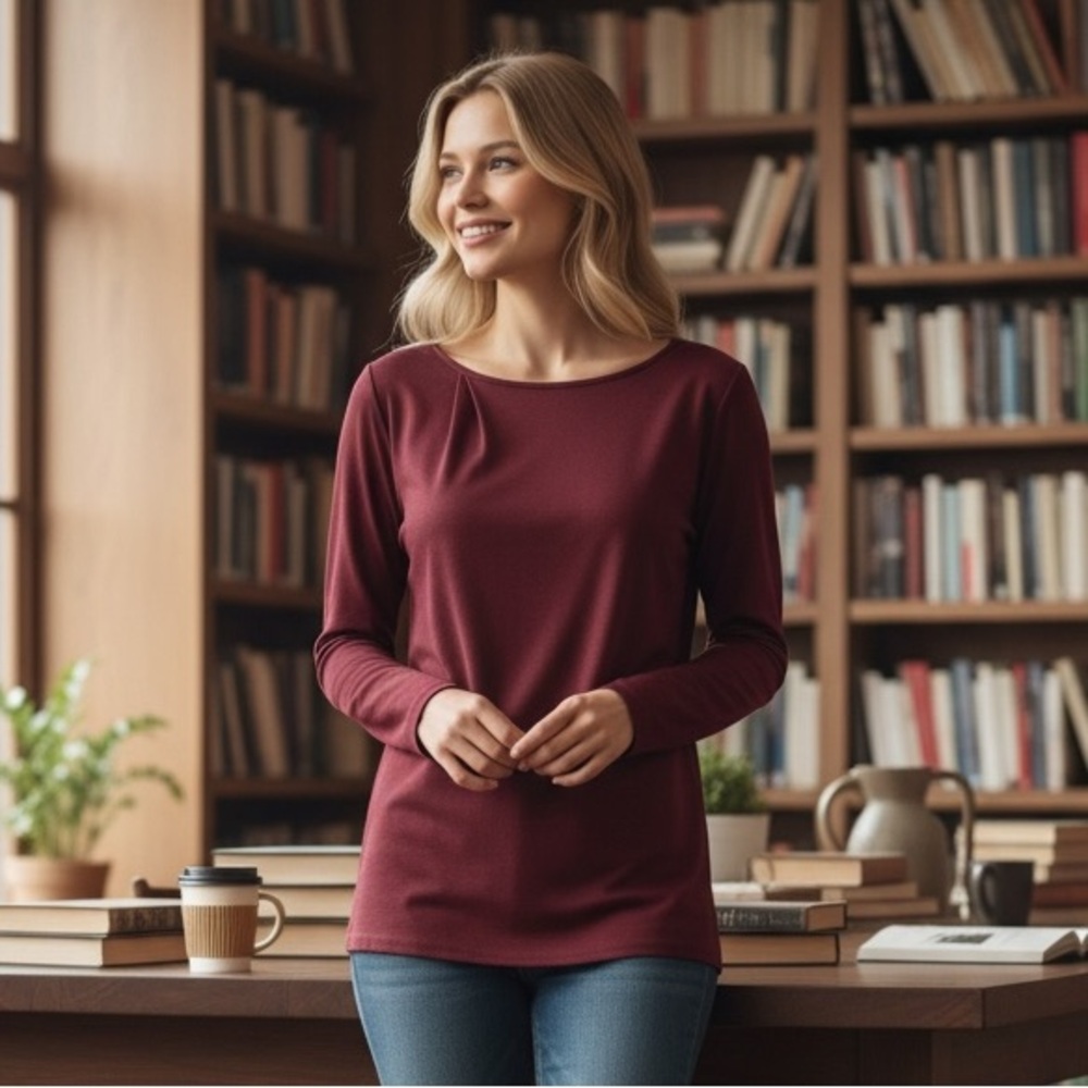 NWT Lafayette 148 100% Cashmere Woven Top Sweater Quiet Luxury Warm Layer Luxe